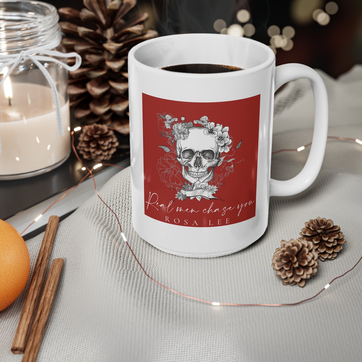 Real Men Chase You Mug (Red) - Dirty Little Shop