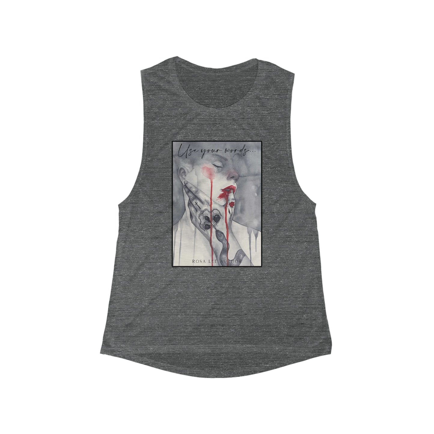 Use Your Words Muscle Tank - Dirty Little Shop