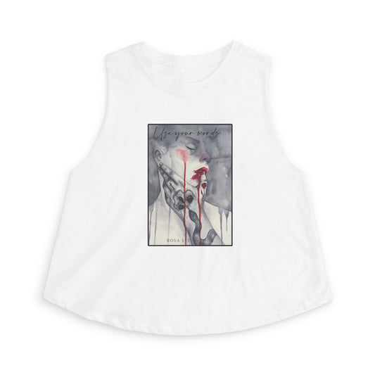 Use Your Words  Crop Top - Dirty Little Shop
