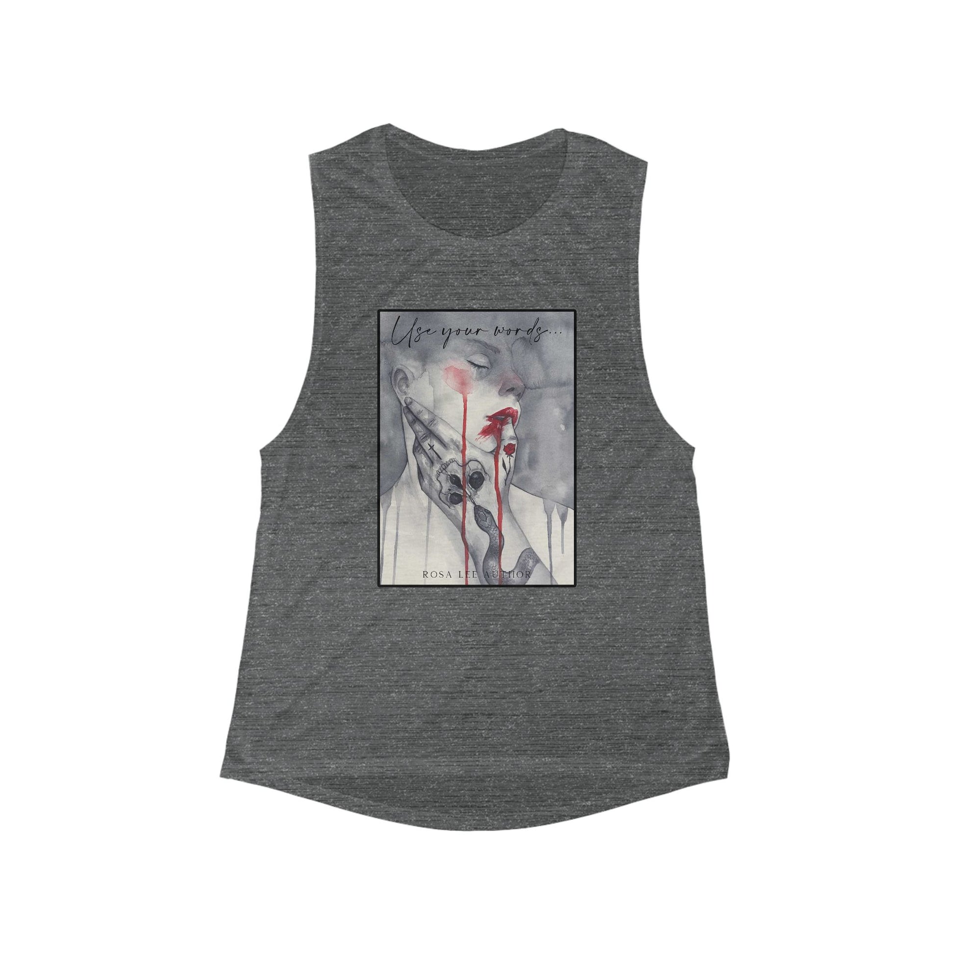 Use Your Words Muscle Tank - Dirty Little Shop