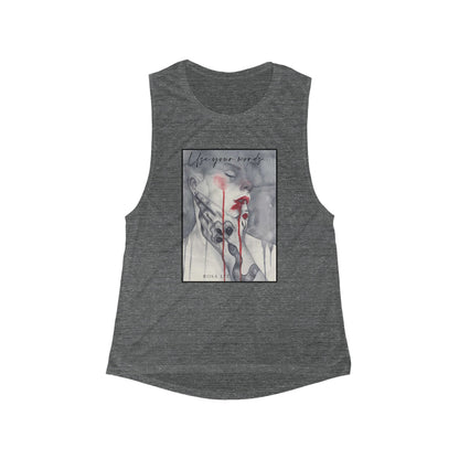 Use Your Words Muscle Tank - Dirty Little Shop