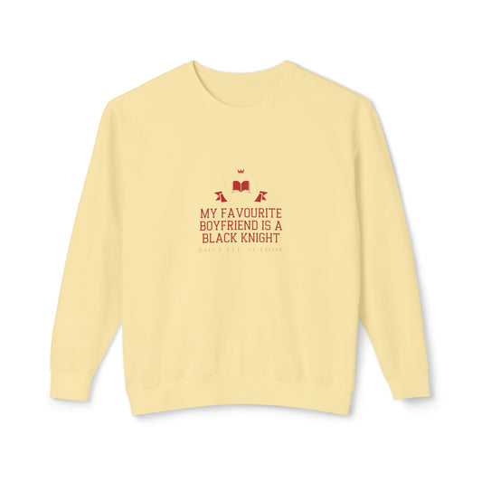 Black Knight Boyfriend Sweatshirt - Dirty Little Shop