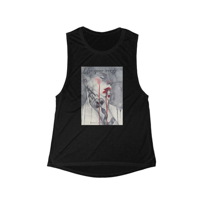 Use Your Words Muscle Tank - Dirty Little Shop
