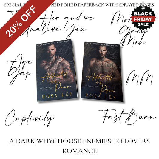 Addicted Special Edition Paperbacks (Model Cover)