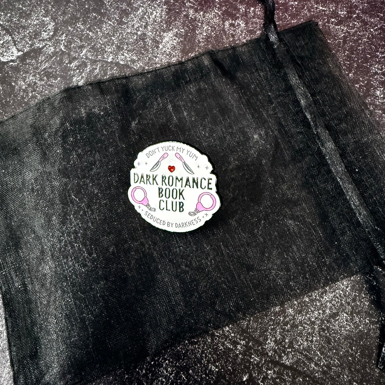 Dark Romance Book Club Badge - Dirty Little Shop