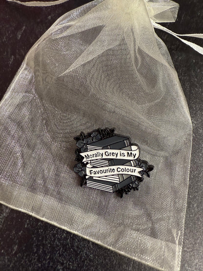 Morally Grey Is My Favourite Colour Badge