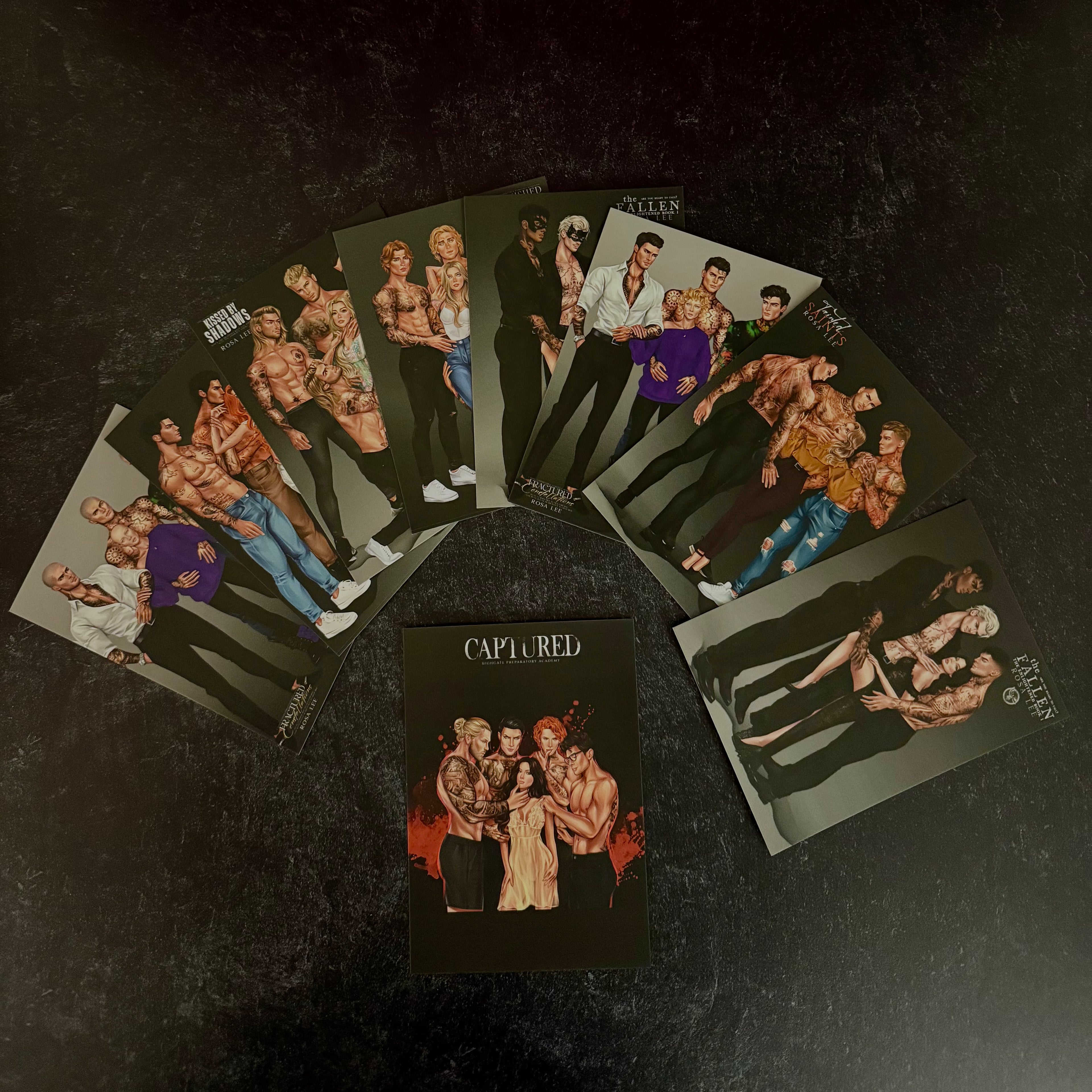 Character Artwork Postcards - Dirty Little Shop